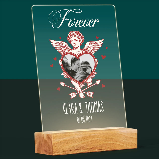 Foto Und Unterschrift: Forever Cupid - Druck Auf Acrylglas