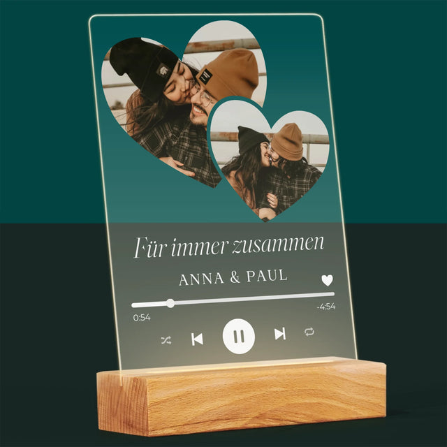 Fotocollage: Spotify Herzen - Druck Auf Acrylglas