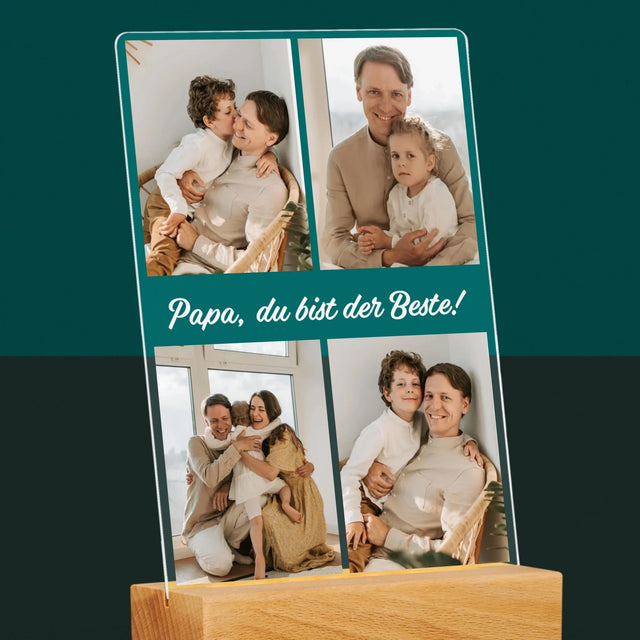 Fotocollage: Fotos Für Papa - Druck Auf Acrylglas