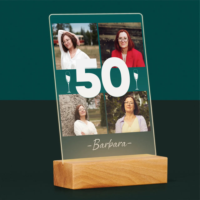 Fotocollage: 50 Gläser - Druck Auf Acrylglas