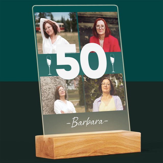Fotocollage: 50 Gläser - Druck Auf Acrylglas