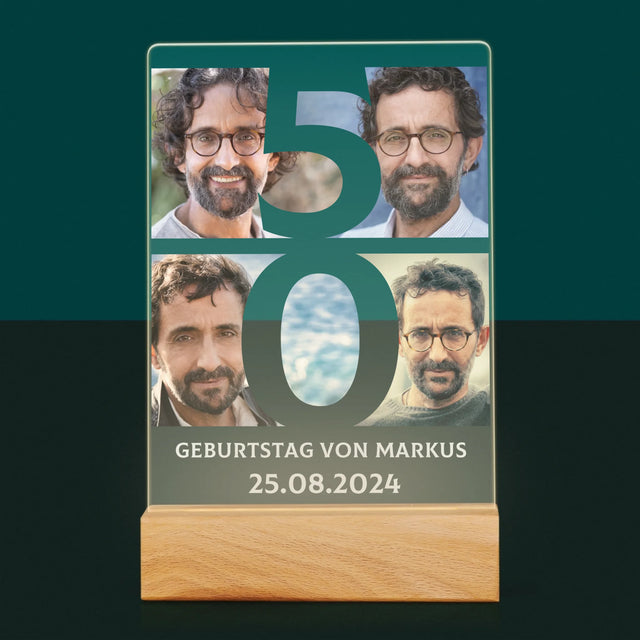 Fotocollage: 50 Jahre Digitale Fotografie - Druck Auf Acrylglas