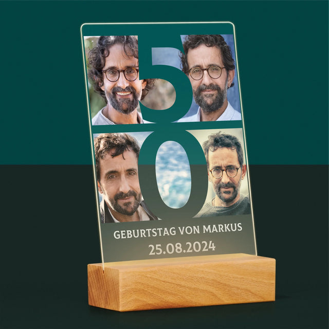 Fotocollage: 50 Jahre Digitale Fotografie - Druck Auf Acrylglas