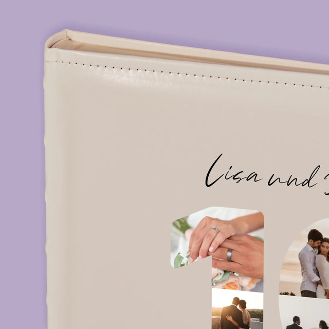 Buchstaben-Collage: 10. Hochzeitstag - Fotoalbum