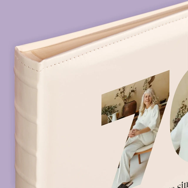 Buchstaben-Collage: 70 Jahre Alt - Fotoalbum
