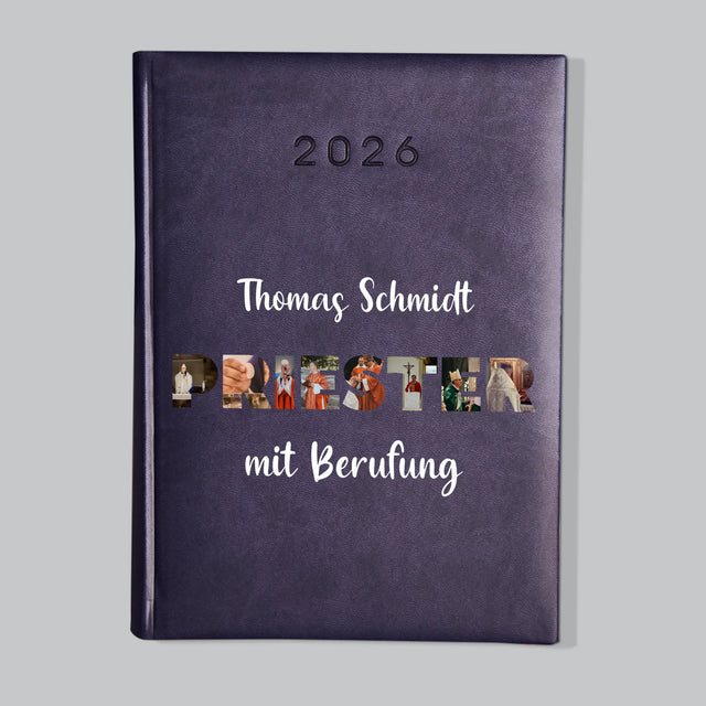 Buchstaben-Collage: Priester Aus Berufung - Buchkalender