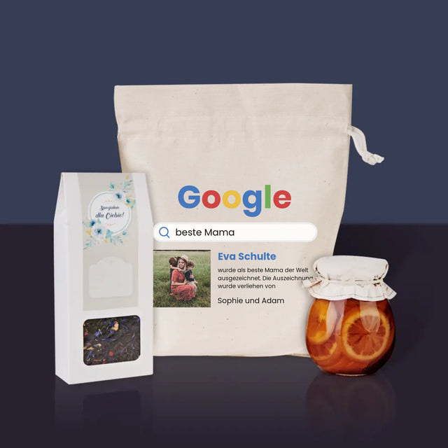 Foto Und Unterschrift: Beste Mama Google-Suche - Tee-Geschenkset