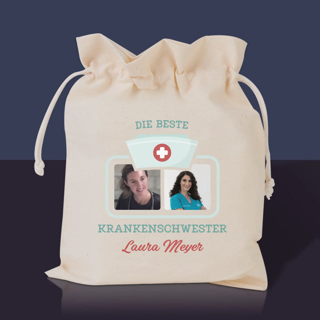 Fotocollage: Beste Krankenschwester - Tee-Geschenkset