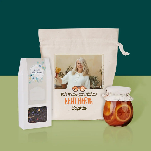 Foto Und Unterschrift: Ich Muss Gar Nichts! Rentnerin - Tee-Geschenkset