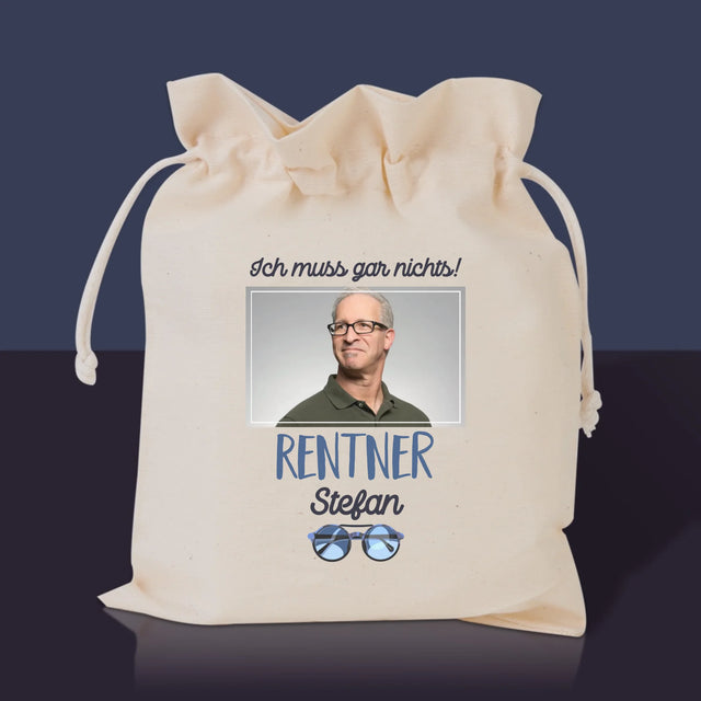 Foto Und Unterschrift: Ich Muss Gar Nichts! Rentner - Tee-Geschenkset