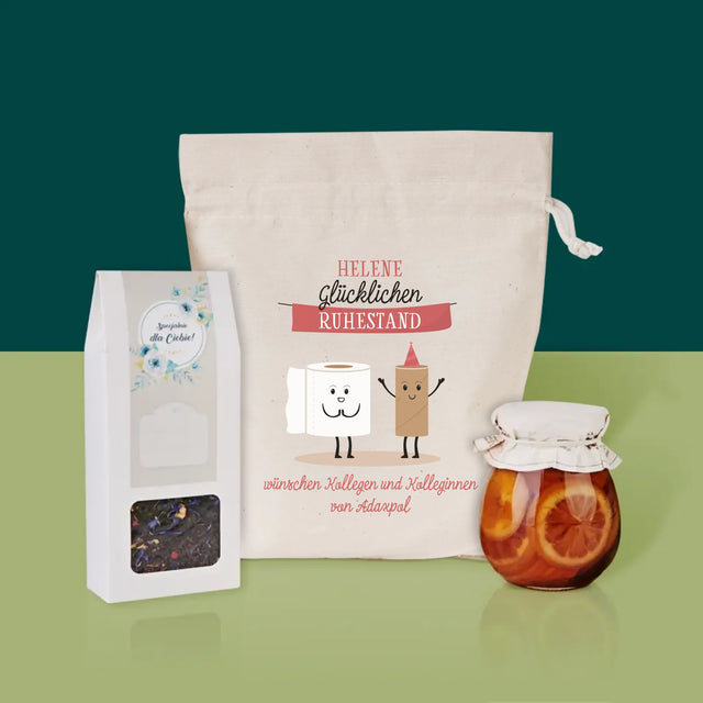 Name Und Unterschrift: Glücklichen Ruhestand  - Tee-Geschenkset