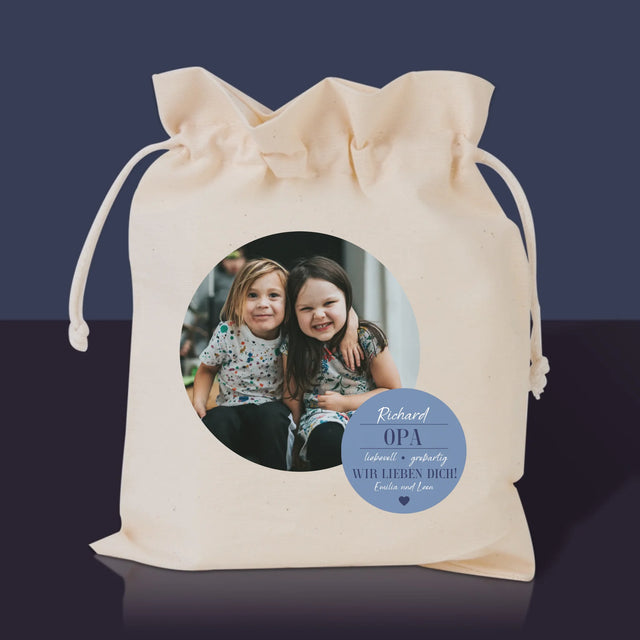 Fotocollage: Geliebter Opa - Tee-Geschenkset