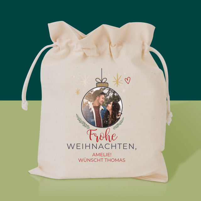 Foto Und Unterschrift: Frohe Weihnachten Weihnachtskugel - Tee-Geschenkset