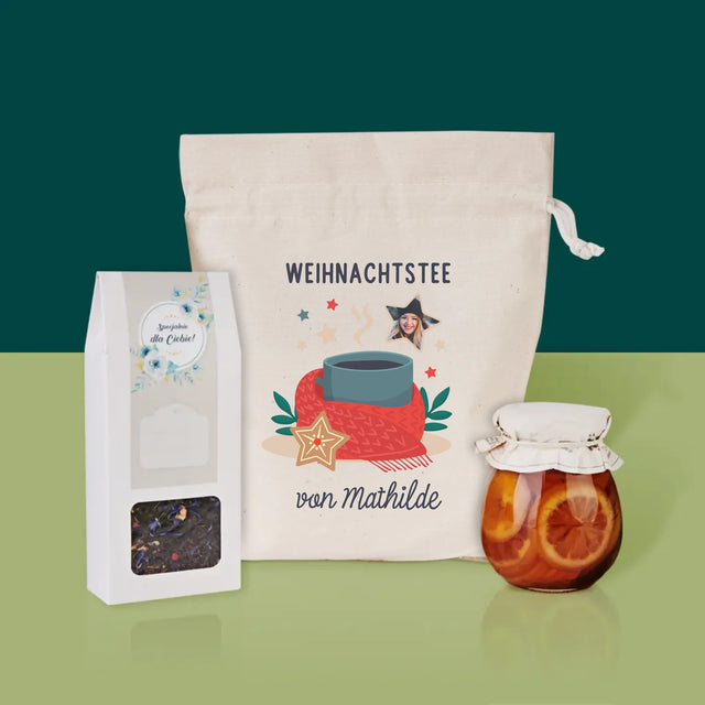 Foto Und Unterschrift: Weihnachtstee - Tee-Geschenkset