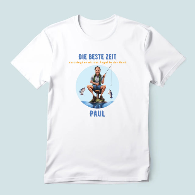 Foto und Bildunterschrift: Best Time – Bedrucktes Herren-T-Shirt | DE