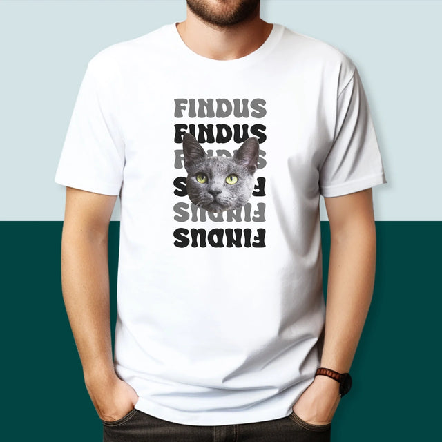 Ihr Avatar: Haustierfoto Mit Namen - T-Shirt Für Herren