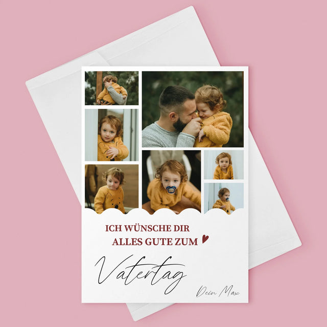 Fotocollage: Alles Gute Zum Vatertag - Glückwunschkarte