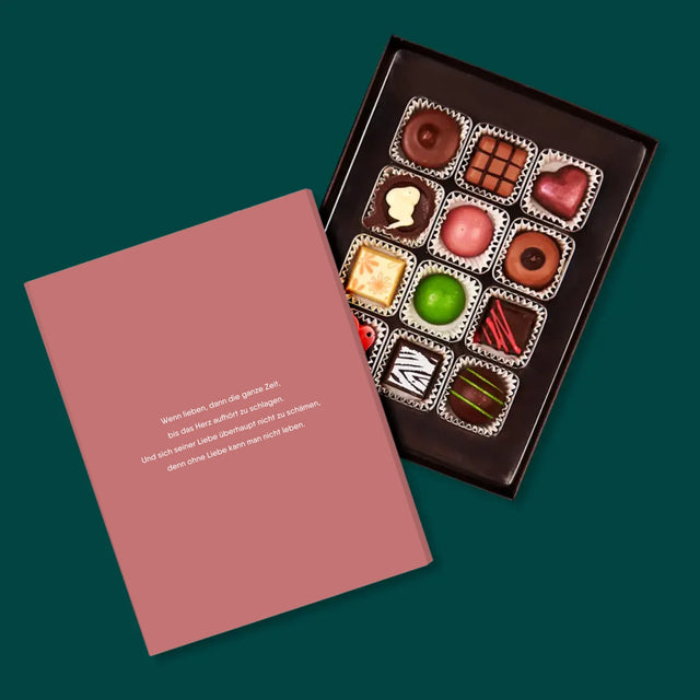 Foto Und Unterschrift: Unser Lied Schallplatte - Pralinen