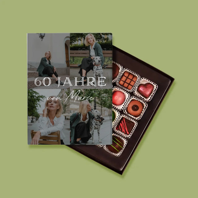 Fotocollage: 60 Jahre Klassisch - Pralinen