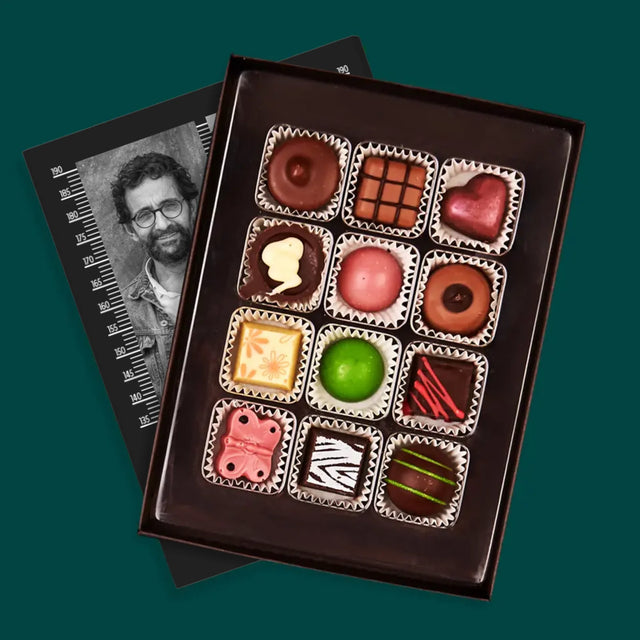 Fotocollage: Zu 60 Jahren Verurteilt - Pralinen