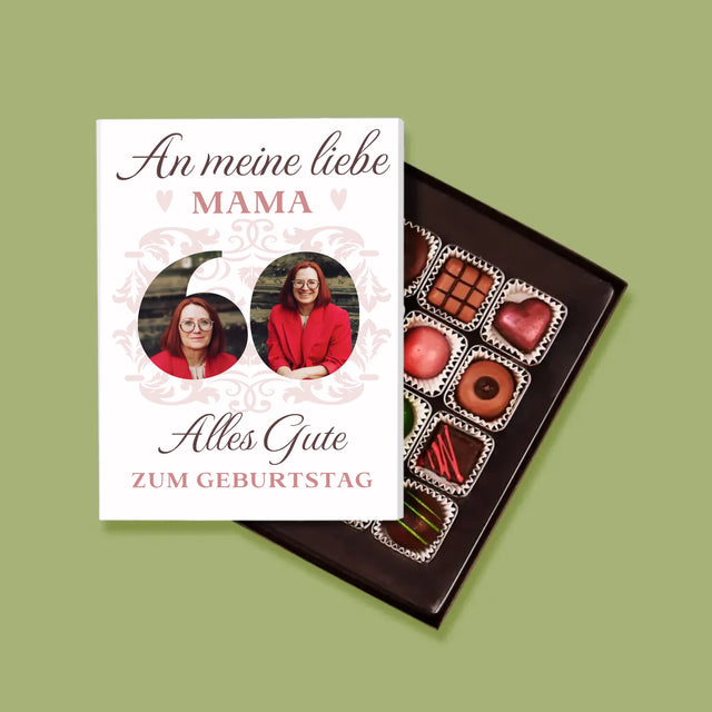 Buchstaben-Collage: An Meine Liebe Mama Zum 60. Geburtstag - Pralinen
