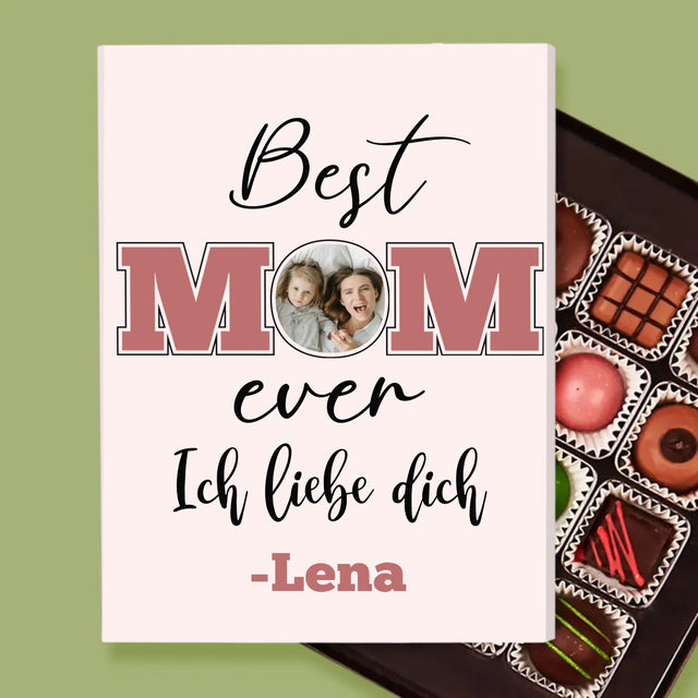 Fotocollage: Best Mom Ever - Pralinen