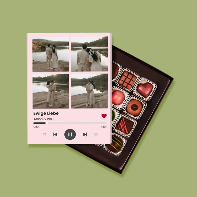 Fotocollage: Spotify 4 Fotos - Pralinen