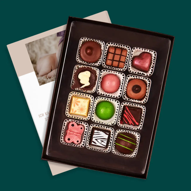 Foto Und Unterschrift: Tante, Werde Meine Patentante - Pralinen