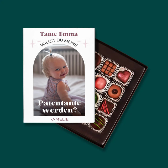 Foto Und Unterschrift: Anfrage Zur Patenschaft – Elegant - Pralinen