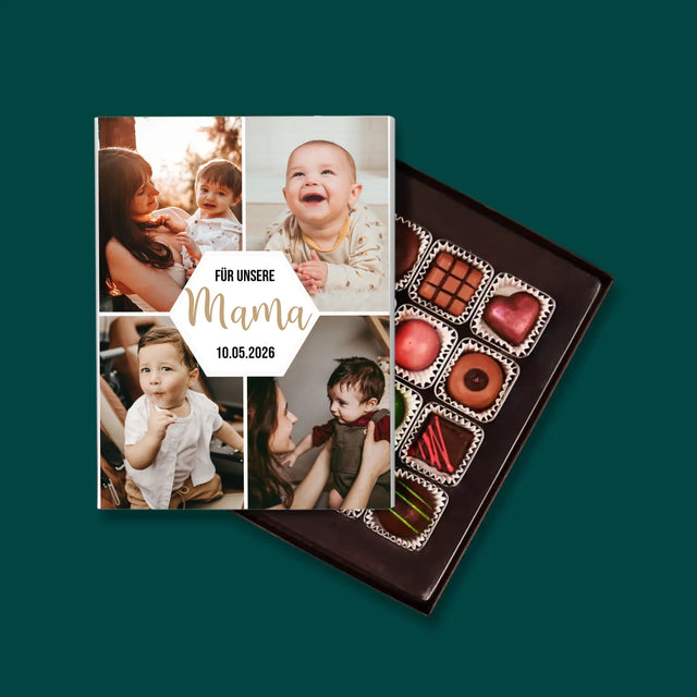 Fotocollage: Für Unsere Mama - Pralinen
