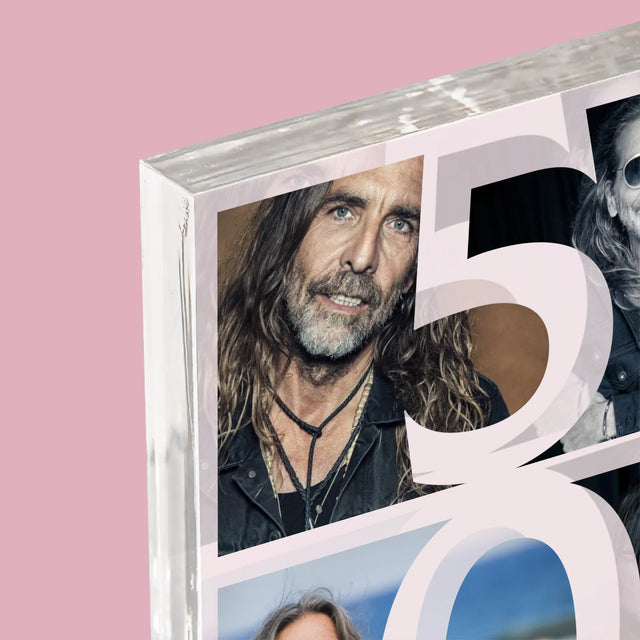 Fotocollage: 50 Jahre Digitale Fotografie - Acrylblock