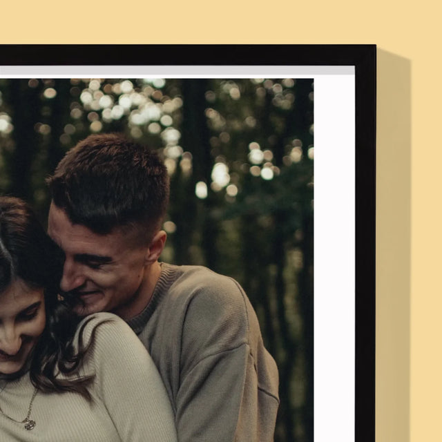 Foto Und Unterschrift: Spotify Mit Qr-Code - Druck Mit Rahmen 30X40