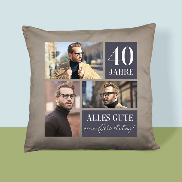 Fotocollage: Alles Gute Zum Geburtstag  - Kissen