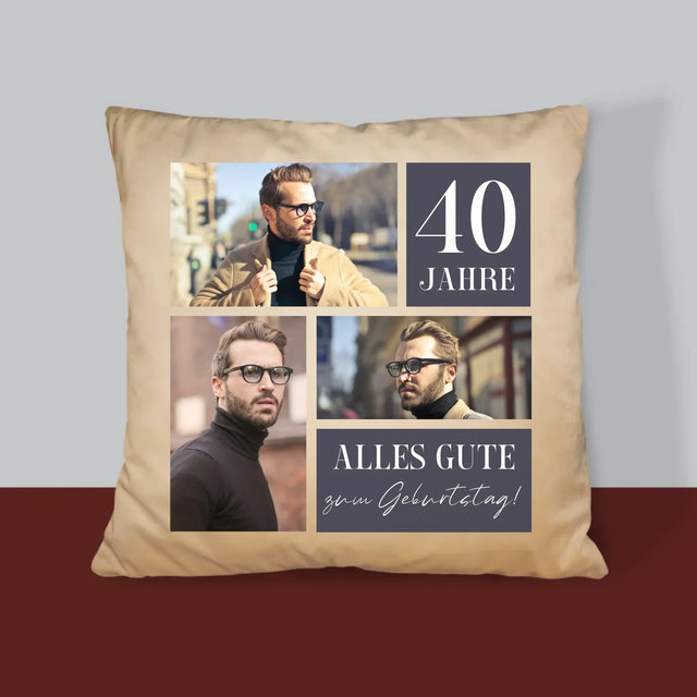 Fotocollage: Alles Gute Zum Geburtstag  - Kissen