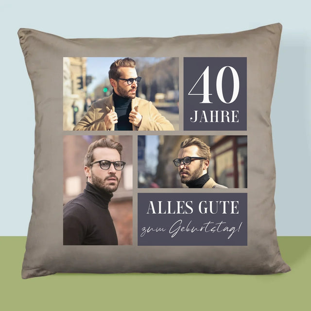 Fotocollage: Alles Gute Zum Geburtstag  - Kissen