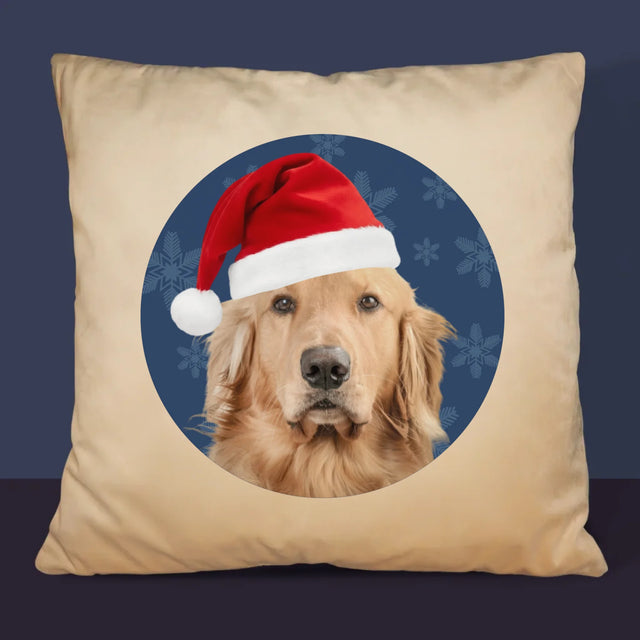 Foto Und Unterschrift: Dein Weihnachtshund - Kissen