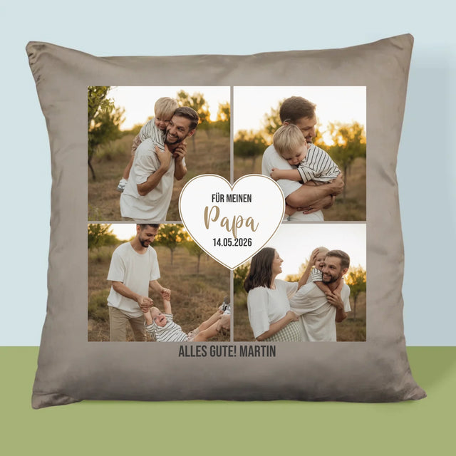 Fotocollage: Für Meinen Papa - Kissen