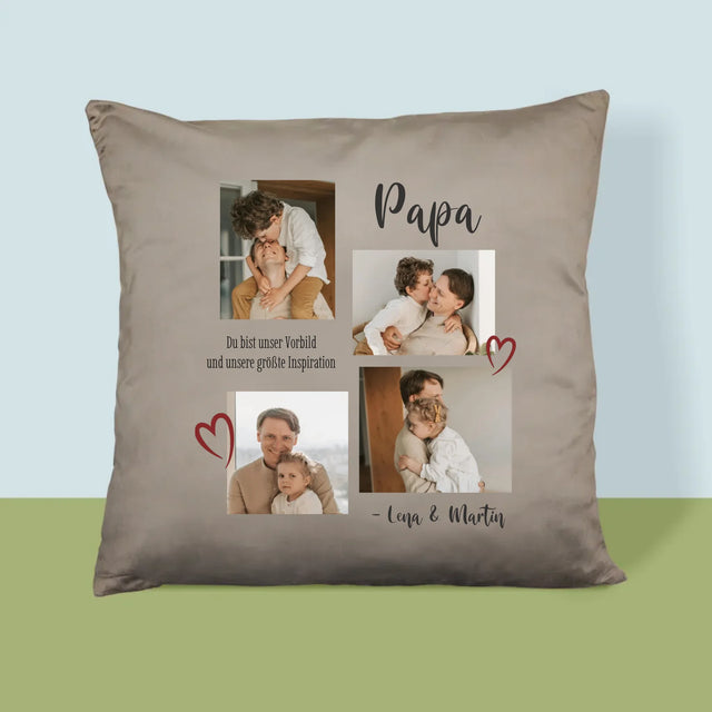 Fotocollage: Papa - Kissen