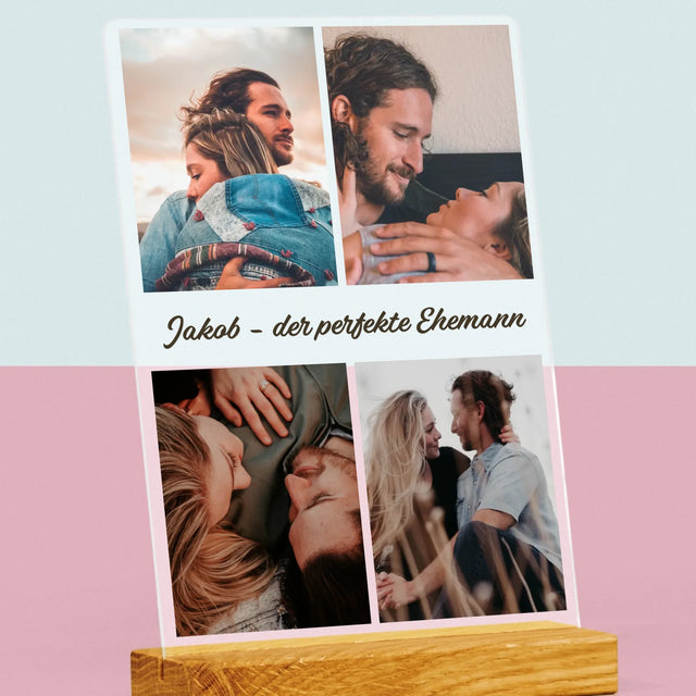 Fotocollage: Fotos Für Den Ehemann - Druck Auf Acrylglas