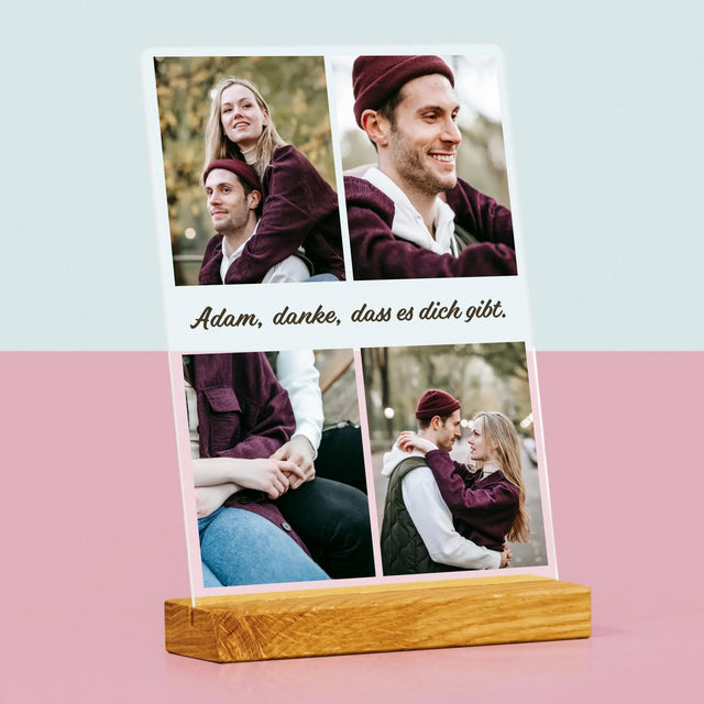 Fotocollage: Fotos Für Den Freund - Druck Auf Acrylglas