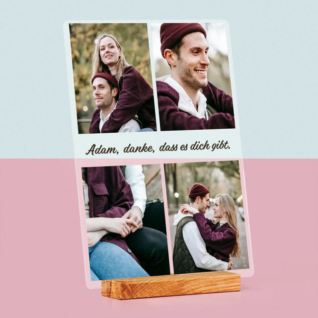 Fotocollage: Fotos Für Den Freund - Druck Auf Acrylglas