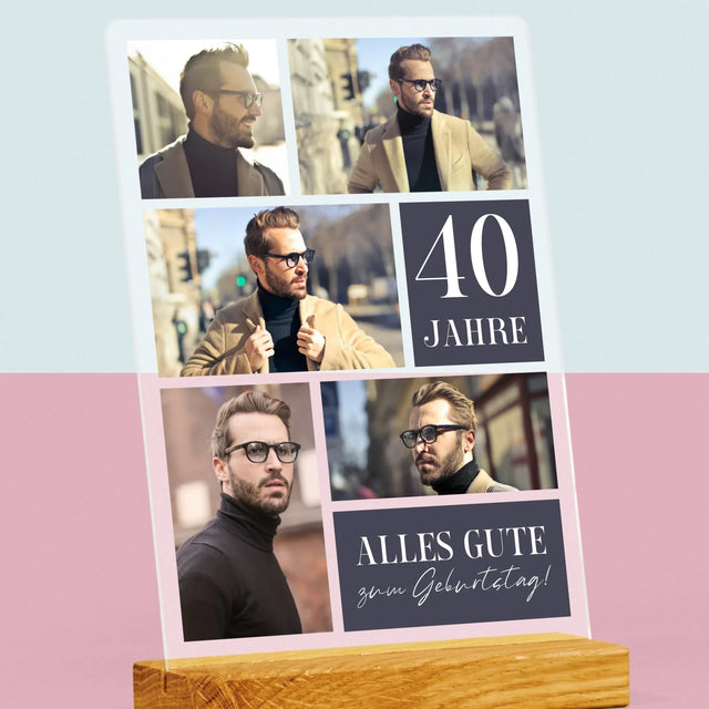 Fotocollage: Alles Gute Zum Geburtstag  - Druck Auf Acrylglas