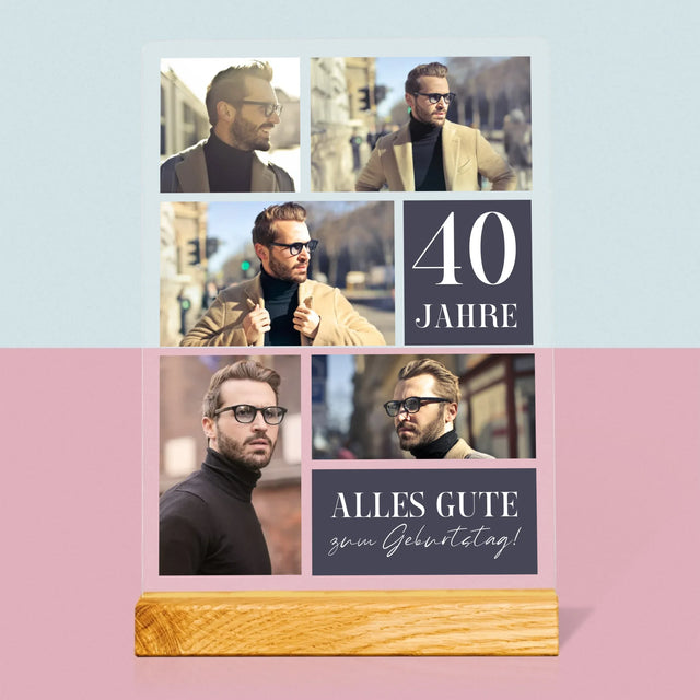 Fotocollage: Alles Gute Zum Geburtstag  - Druck Auf Acrylglas