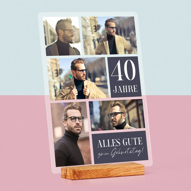 Fotocollage: Alles Gute Zum Geburtstag  - Druck Auf Acrylglas