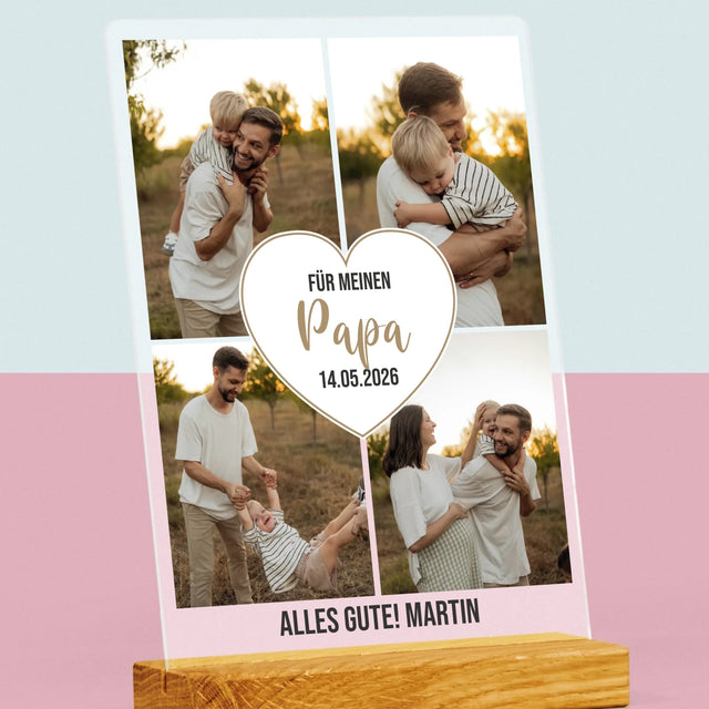 Fotocollage: Für Meinen Papa - Druck Auf Acrylglas