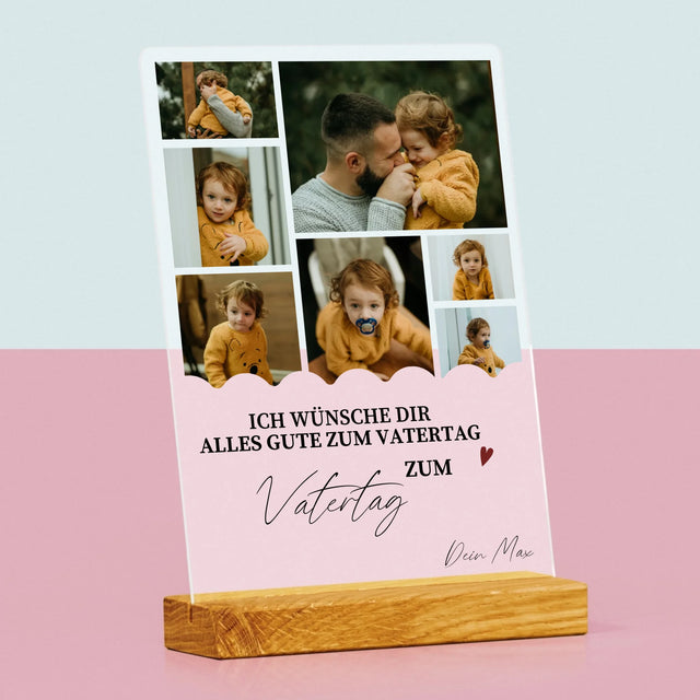 Fotocollage: Alles Gute Zum Vatertag - Druck Auf Acrylglas