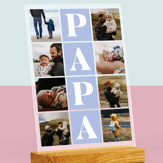 Fotocollage: Fotos Mit Papa - Druck Auf Acrylglas