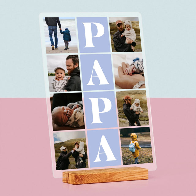 Fotocollage: Fotos Mit Papa - Druck Auf Acrylglas