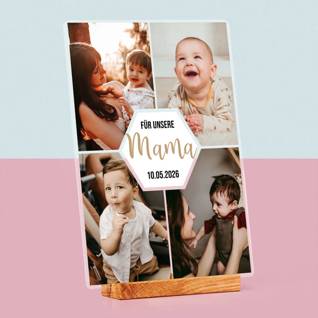 Fotocollage: Für Unsere Mama - Druck Auf Acrylglas