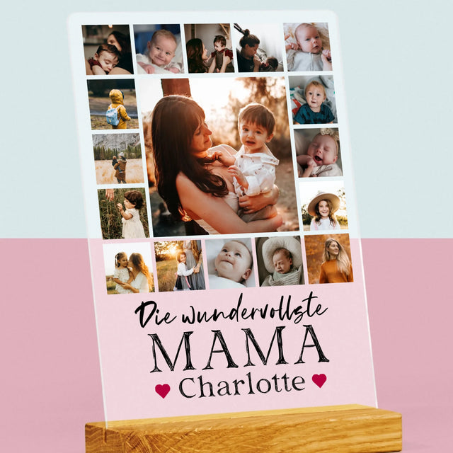 Fotocollage: Die Wundervollste Mama - Druck Auf Acrylglas